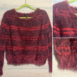 Burgundy sweater